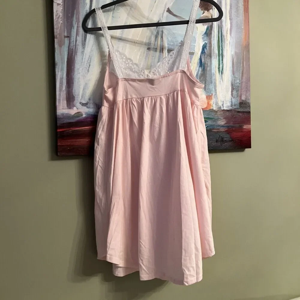 Vintage Victoria Secret M Pink Lace Sexy Intimate Lingerie Sleepwear Women NWT - Picture 2 of 8